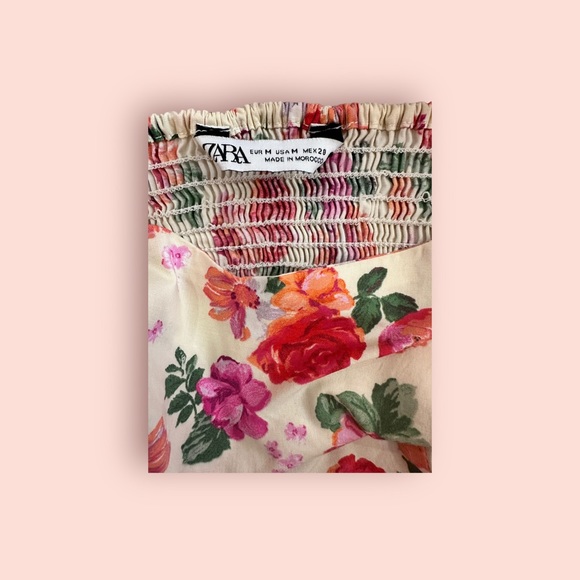 Zara causal floral mini dress - Picture 3 of 3